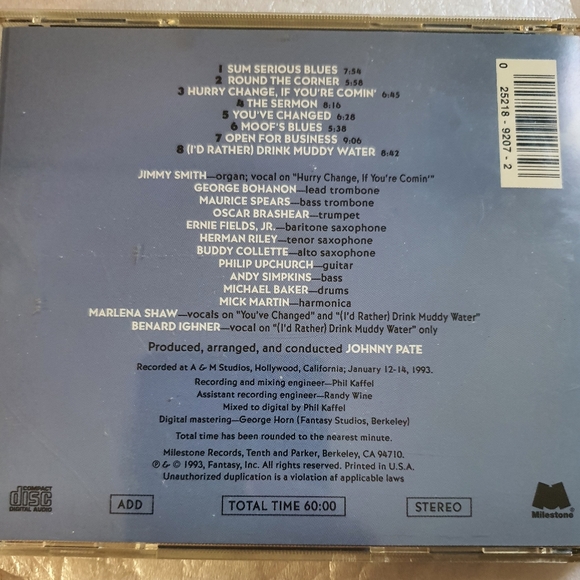 5/$20 Jimmy Smith- Sum Serious Blues - Picture 2 of 2